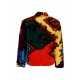 orsetto uomo moroccan rug sherpa jacket BRIGHT MULTI