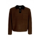 polo manica lunga uomo danny polo sweater DARK BROWN