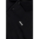 polo manica lunga uomo lowercase fleece polo BLACK