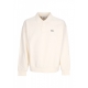 polo manica lunga uomo lowercase fleece polo UNBLEACHED