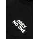 felpa girocollo uomo no one fleece BLACK