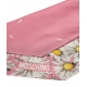 Foulard di seta con motivo rosa