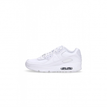 scarpa bassa ragazzo air max 90 gs WHITE/WHITE/METALLIC SILVER/WHITE