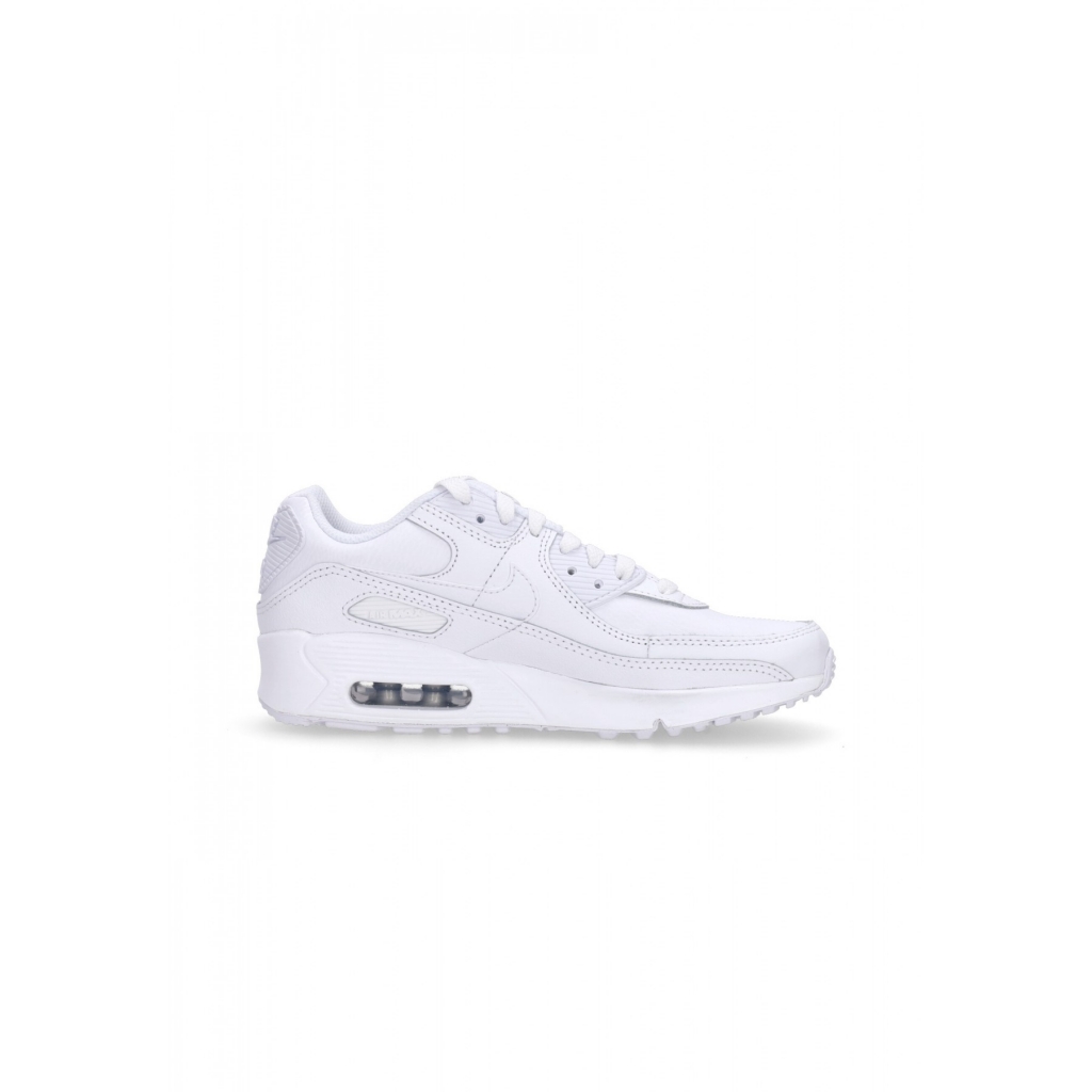 scarpa bassa ragazzo air max 90 gs WHITE/WHITE/METALLIC SILVER/WHITE