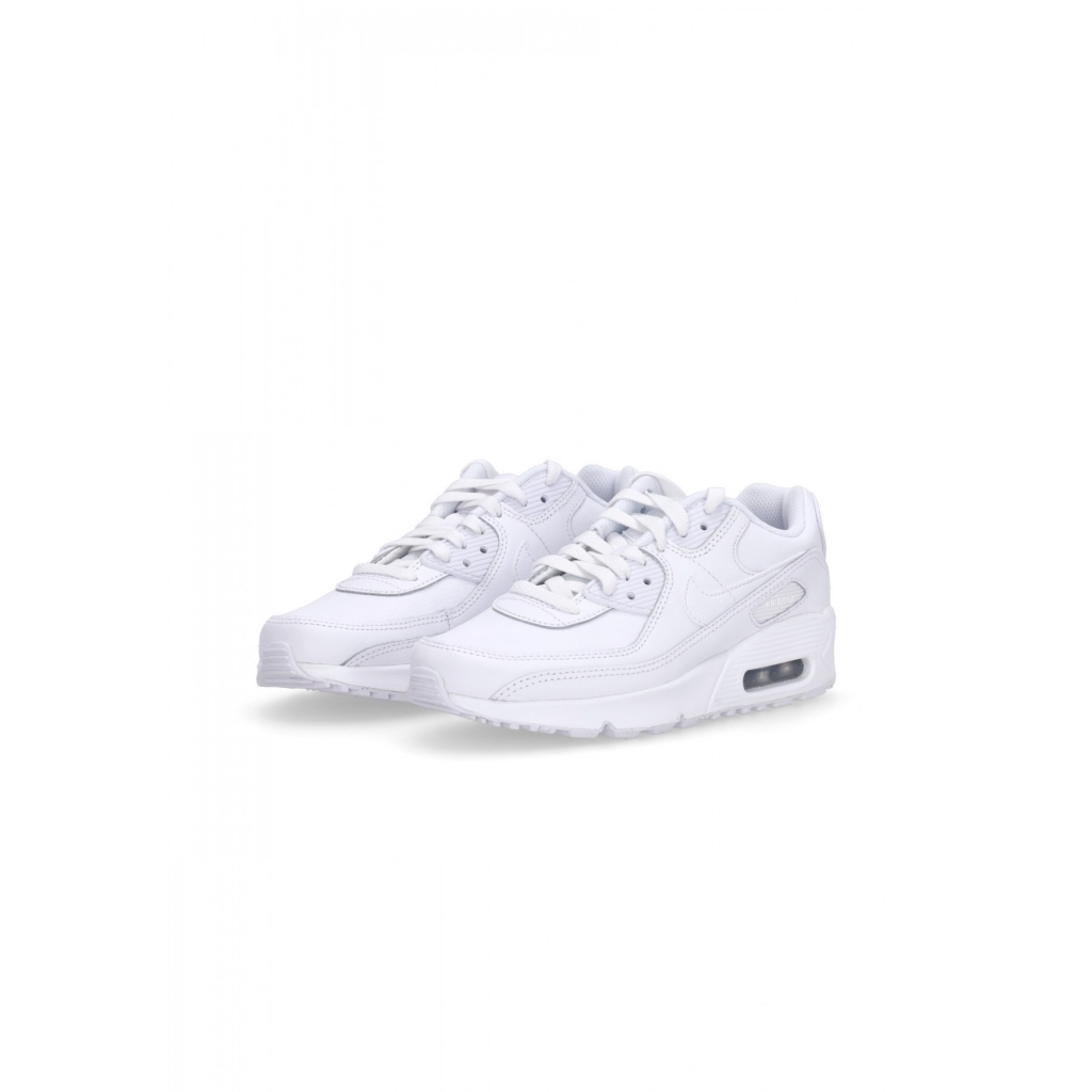 scarpa bassa ragazzo air max 90 gs WHITE/WHITE/METALLIC SILVER/WHITE