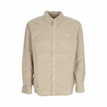 camicia manica lunga uomo grafton cord woven ABBEY STONE