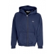 felpa cappuccio zip uomo lowercase pigment zip hoodie fleece PIGMENT ACADEMY NAVY