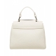 Borsa in pelle Sveva Soft Mini bianco