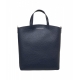 Shopper in pelle Ladylike S blu scuro