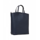 Shopper in pelle Ladylike S blu scuro