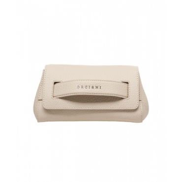 Clutch in pelle Gossip Vanity beige