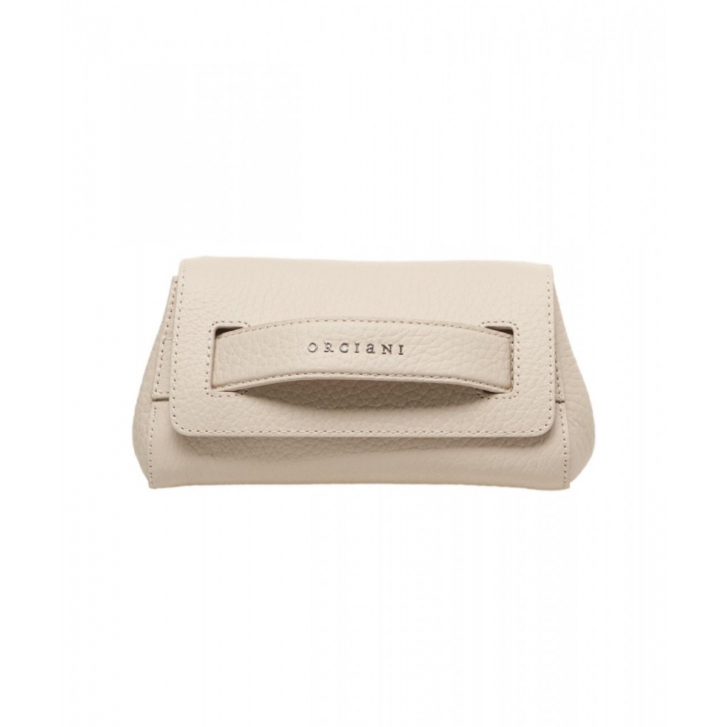 Clutch in pelle Gossip Vanity beige