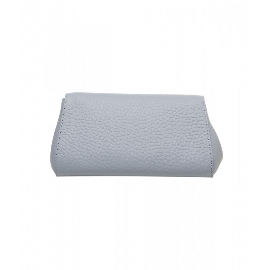 Clutch in pelle Gossip Vanity azzurro