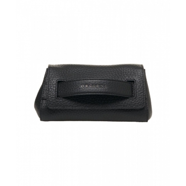 Clutch in pelle Gossip Vanity nero