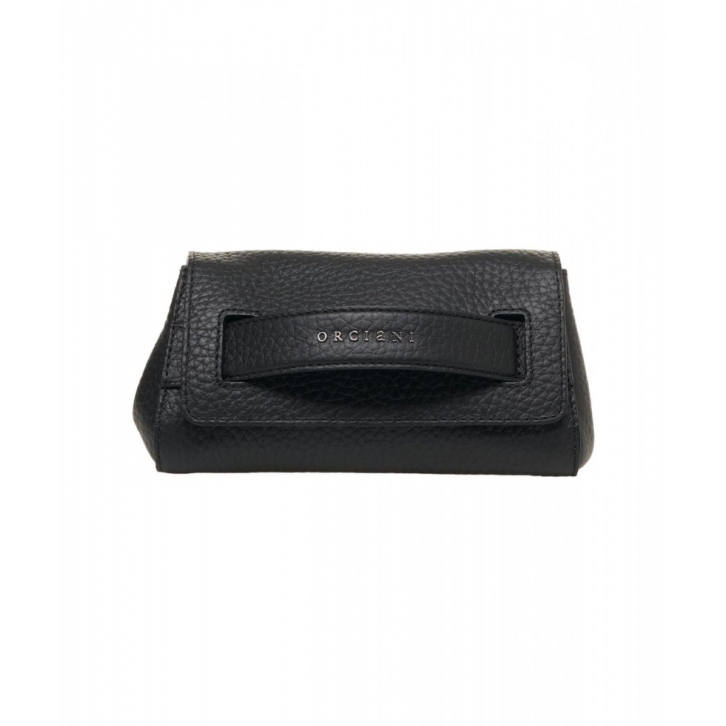 Clutch in pelle Gossip Vanity nero