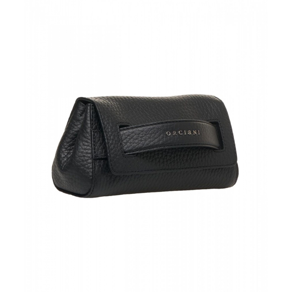 Clutch in pelle Gossip Vanity nero