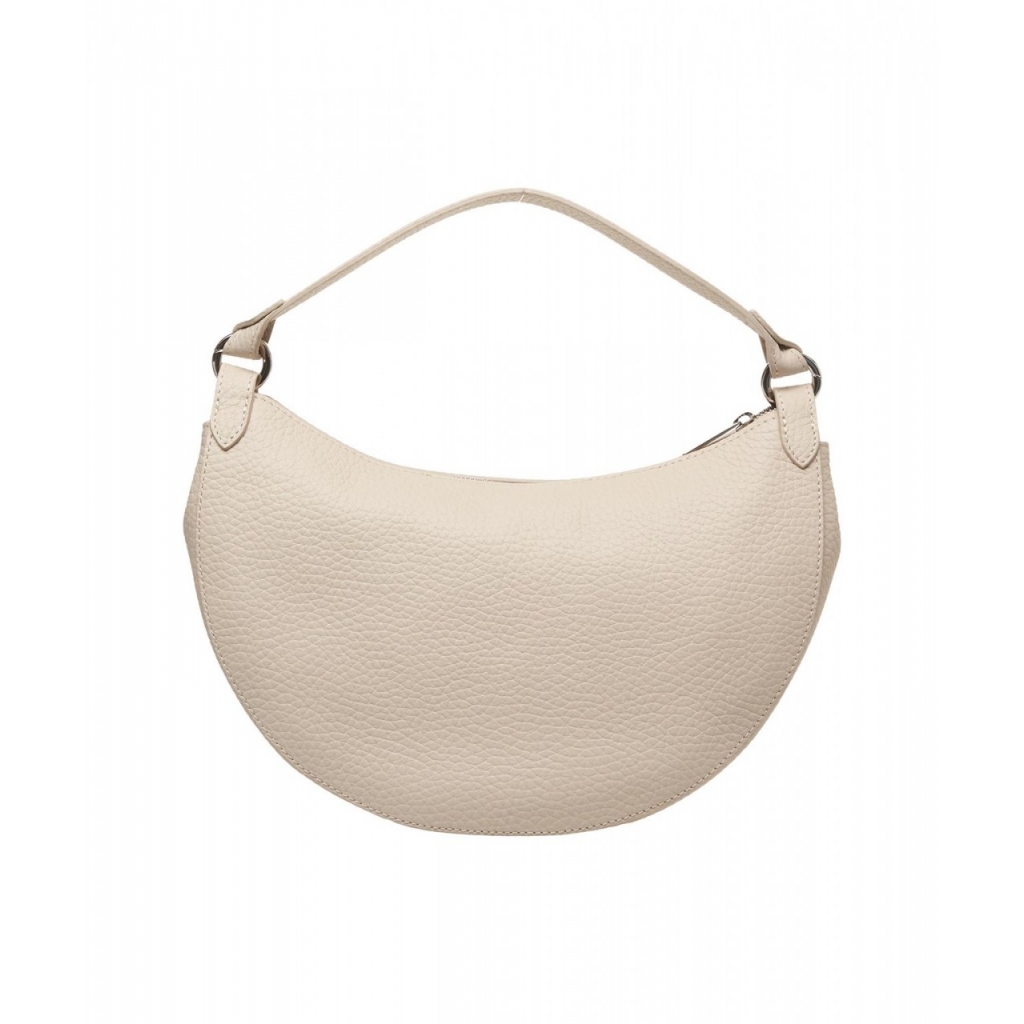 Borsa a spalla in pelle Dumpling beige