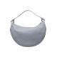 Borsa a spalla in pelle Dumpling azzurro