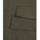 Overshirt in gabardine verde