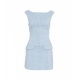 Mini abito The Walker Dress azzurro