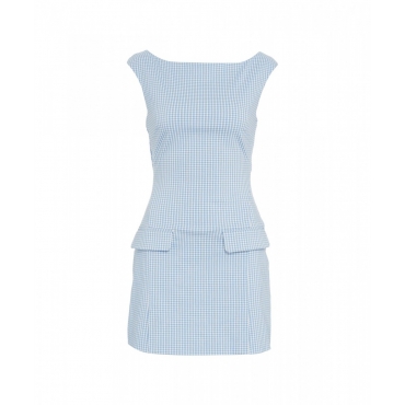 Mini abito The Walker Dress azzurro