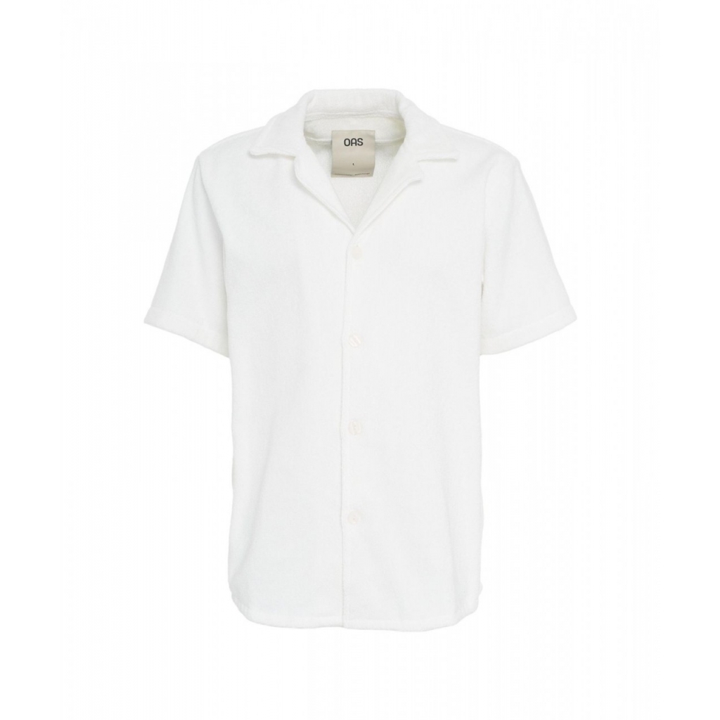 Camicia in terry White Cuba bianco