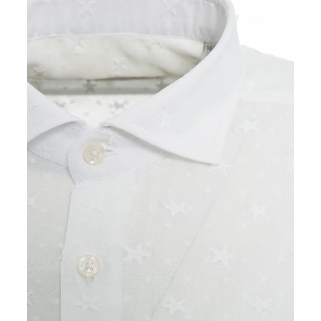 Camicia in cotone bianco