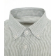 Camicia in lino oliva