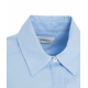 Camicia oversize in cotone azzurro