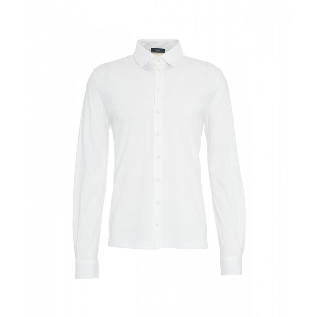 Camicia in cotone bianco