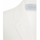 Blazer monopetto con struttura a nido dape bianco