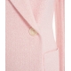 Blazer doppiopetto in fris rosa