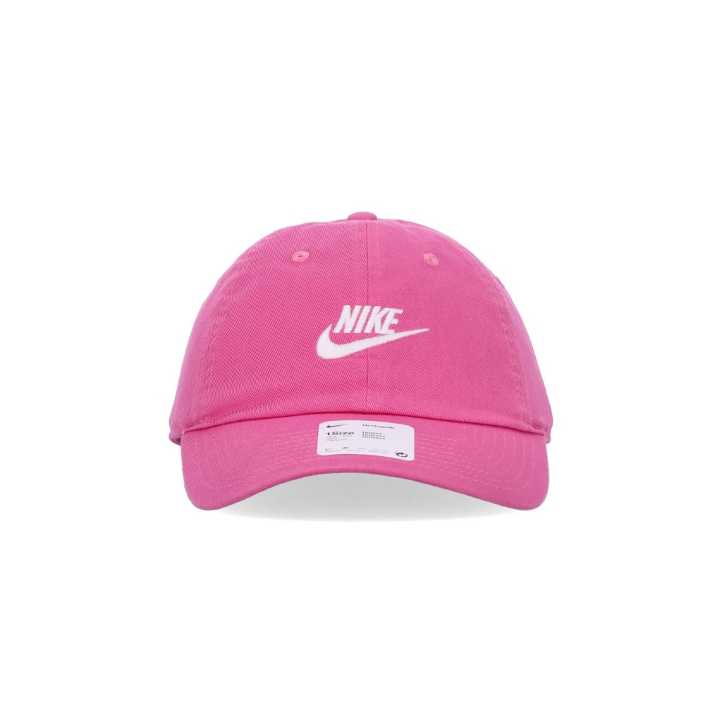 cappellino visiera curva uomo h86 futura washed PINKSICLE/WHITE