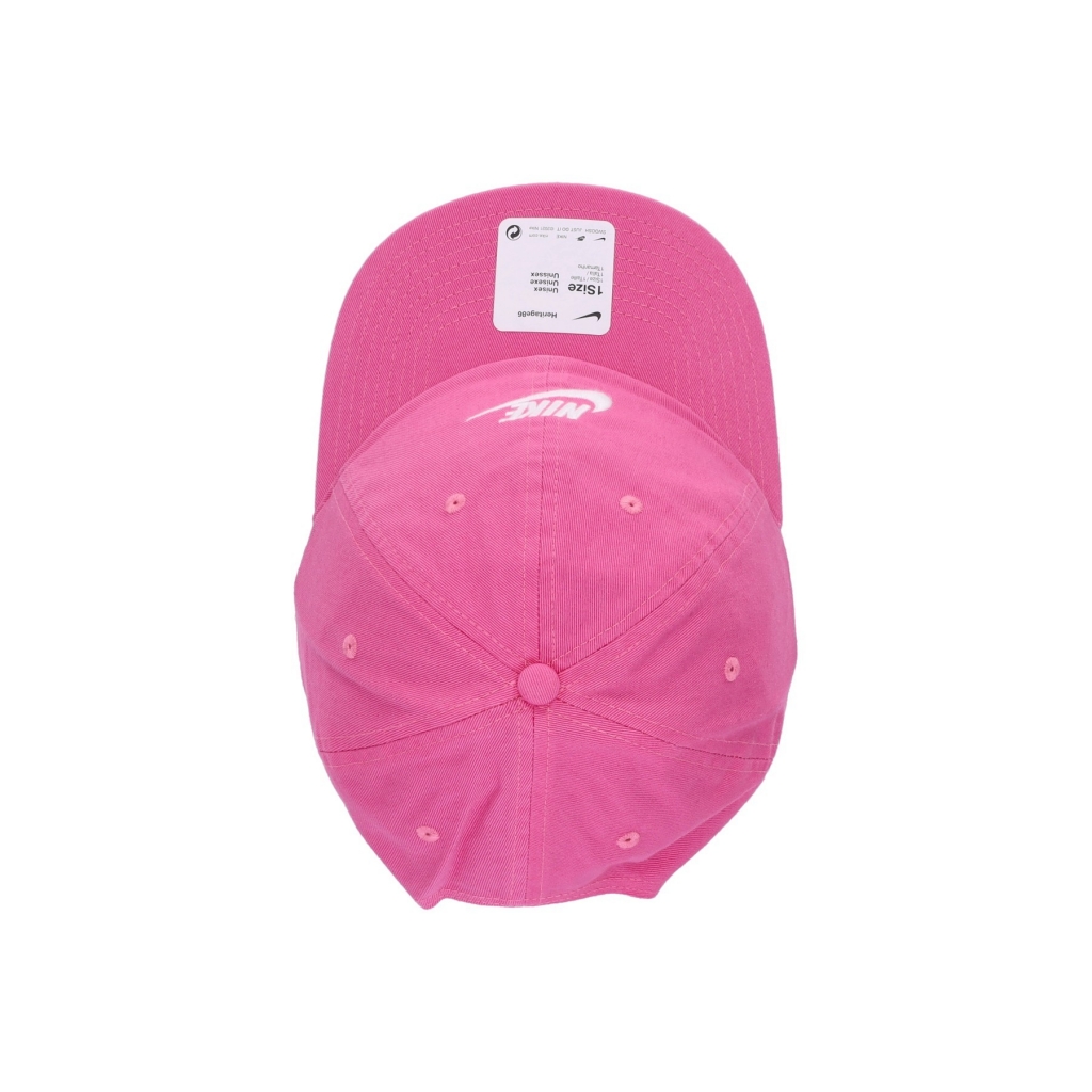 cappellino visiera curva uomo h86 futura washed PINKSICLE/WHITE