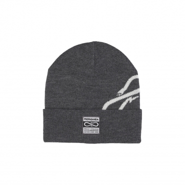 cappello uomo logo spin beanie GREY