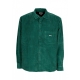 camicia manica lunga uomo bigwig cord woven RAIN FOREST