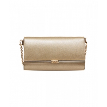 Pochette metallizzata Mona oro