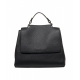 Borsa in pelle Sveva Soft nero