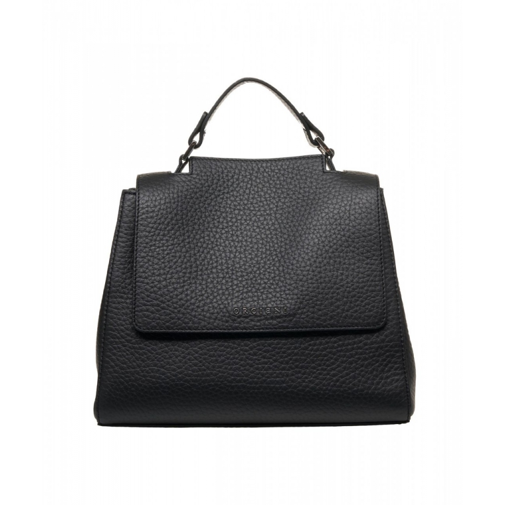 Borsa in pelle Sveva Soft nero