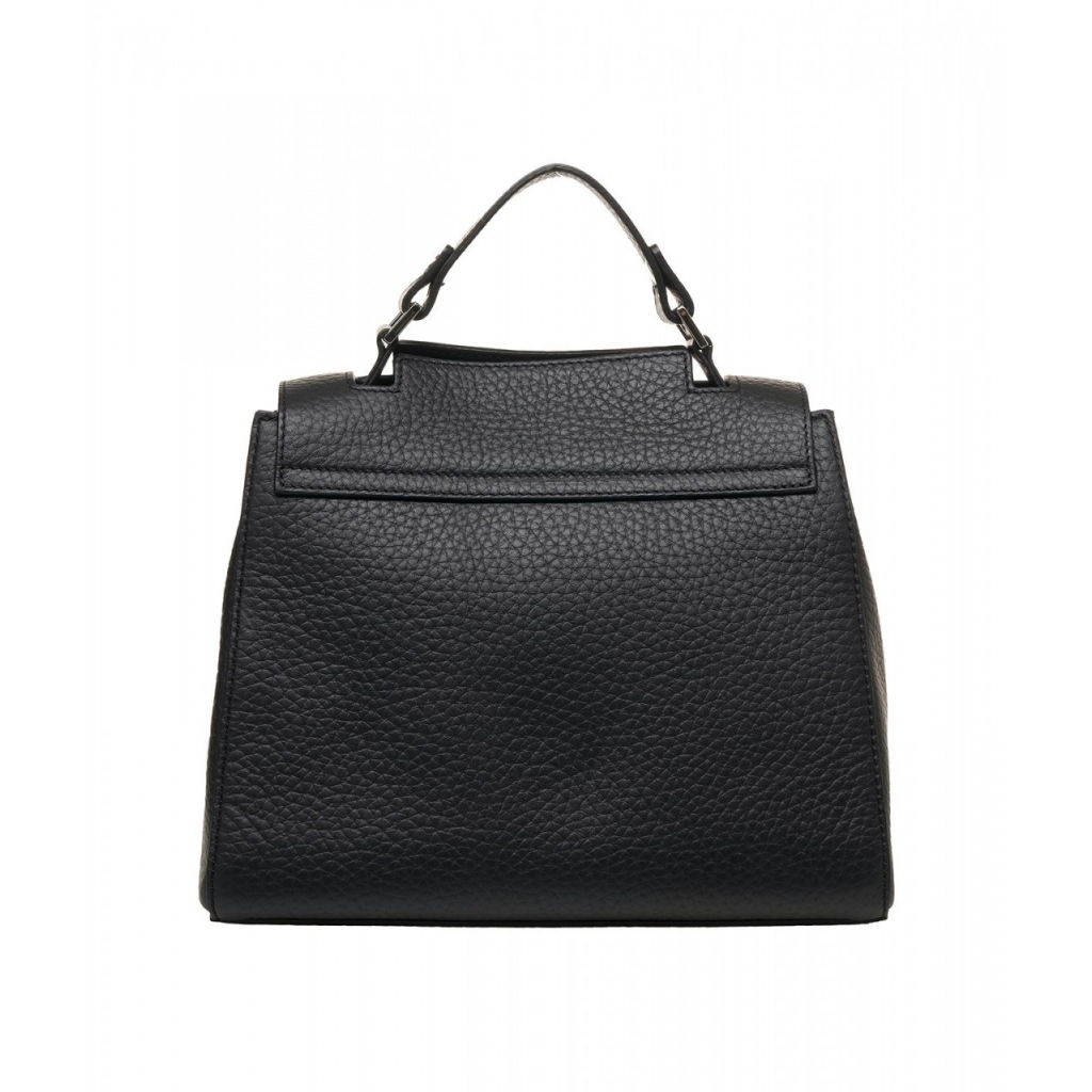 Borsa in pelle Sveva Soft nero