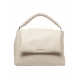 Borsa in pelle Sveva Soft Medium crema