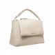 Borsa in pelle Sveva Soft Medium crema