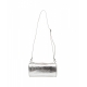 Bowling bag metallizzata argento