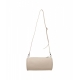 Bowling bag in pelle crema