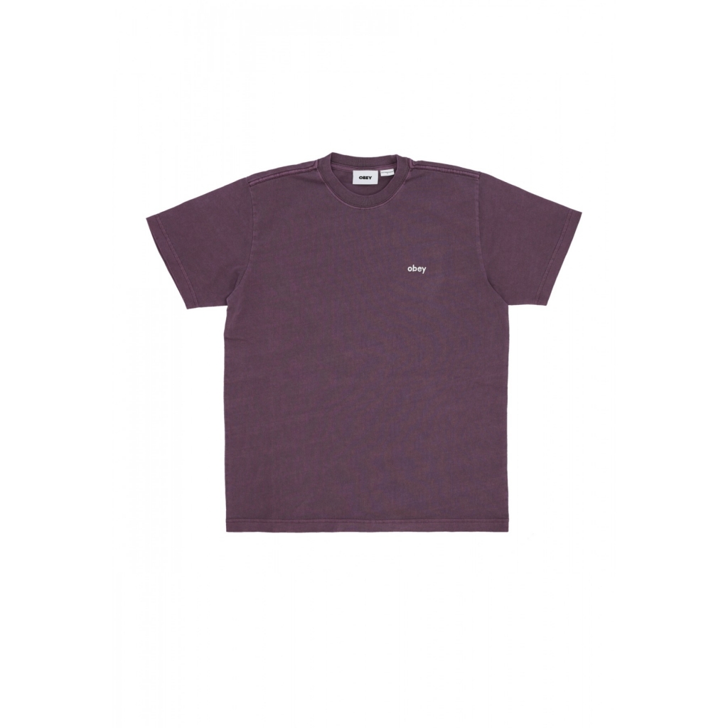 maglietta uomo lowercase pigment tee PIGMENT PLUM PERFECT