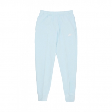 pantalone tuta felpato uomo club jogger bb GLACIER BLUE/GLACIER BLUE/WHITE