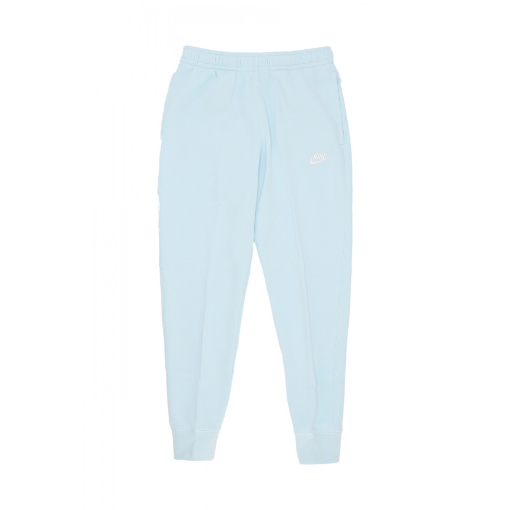 pantalone tuta felpato uomo club jogger bb GLACIER BLUE/GLACIER BLUE/WHITE