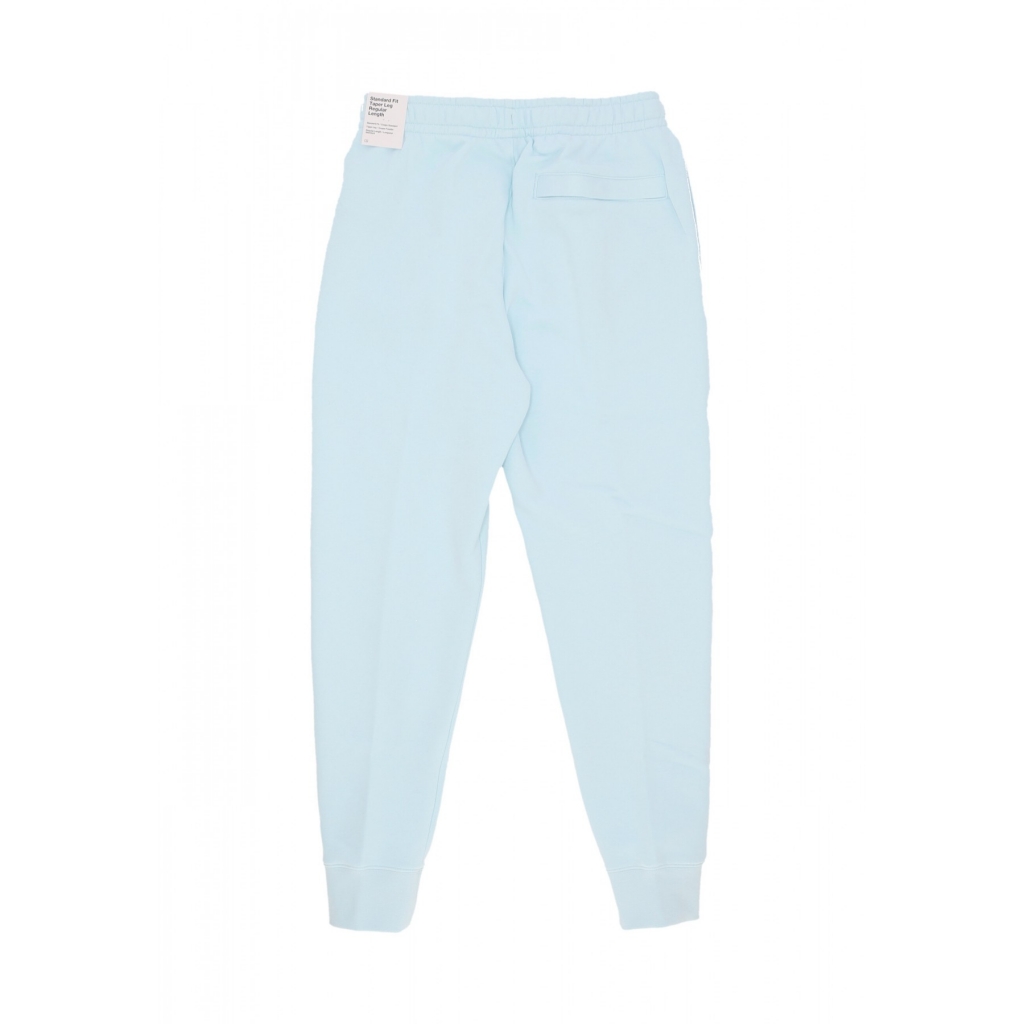 pantalone tuta felpato uomo club jogger bb GLACIER BLUE/GLACIER BLUE/WHITE