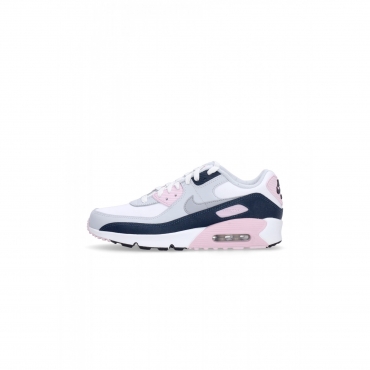 scarpa bassa ragazza air max 90 gs WHITE/WOLF GREY/PINK FOAM/ARMORY NAVY