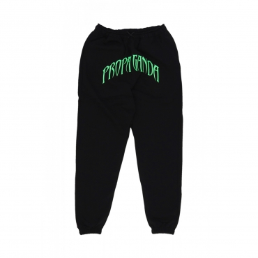 pantalone tuta felpato uomo triangle panther sweatpant BLACK